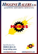 Moros Mobile and Portable Scrap Shears Summary Specification