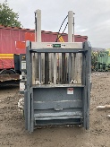 HSM 1160 vertical baler in our yard