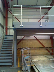 Higgins Balers designed and built bespoke mezzanine floor